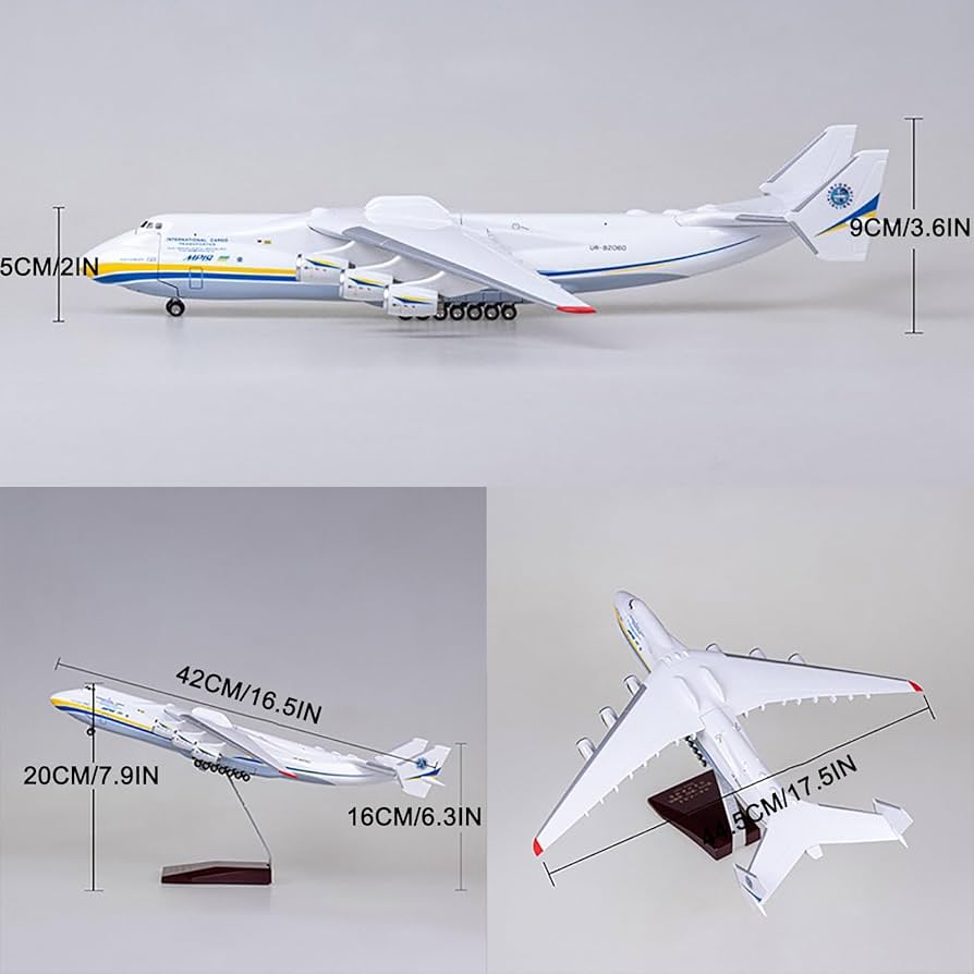 Amazon.co.jp: 1:200 An-225 Antonov 模型飛行機 樹脂航空機モデル