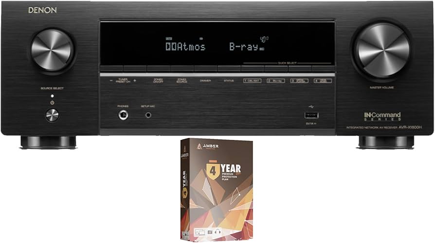 Amazon.com: Denon AVR-X1800H 8K 7.2ch Stereo AV Receiver with HEOS