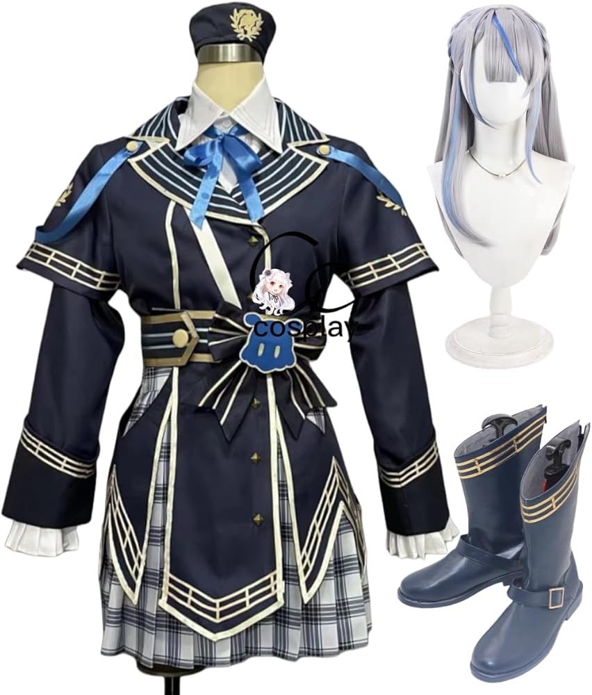 Amazon.co.jp: GGcosplay バーチャルアイドル 雨海ルカ コスプレ衣装