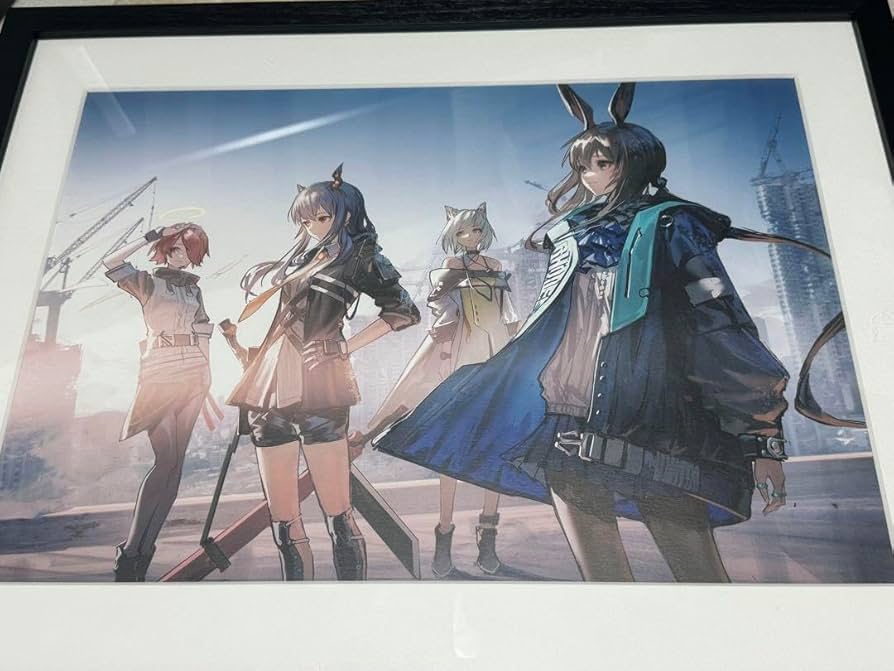 Amazon.co.jp: アークナイツ れおえん先生描き起こし複製原画 : おもちゃ