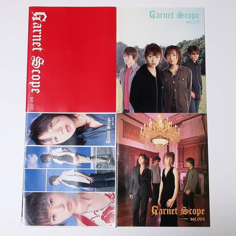 Amazon.co.jp: GARNET CROW ファンクラブ会報誌 Vol.001 002 003 004