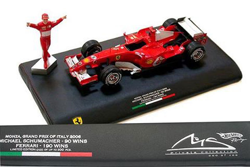 Amazon.co.jp: マテル 1/18 フェラーリ 248F1 2006 F1 イタリアGP #5 M