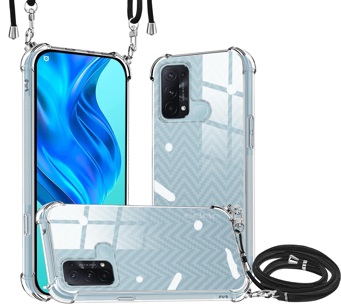 Amazon.co.jp: OPPO Reno5 A ケース クリア ショルダー 新型韓国