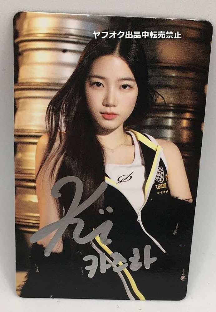 LE SSERAFIM SPAGHETI 直筆サイン weverse カズハ LE SSERAFIM カズハ