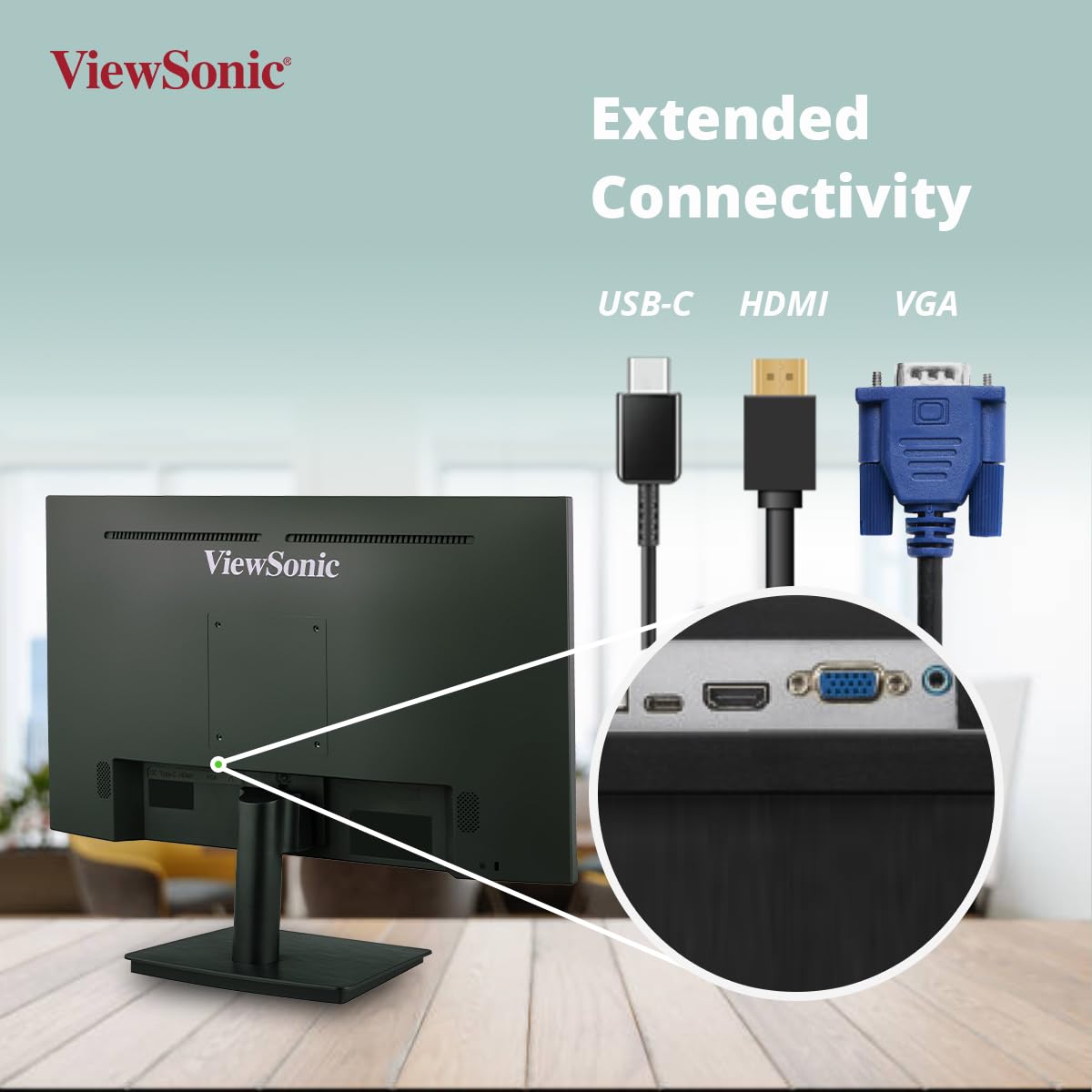 ViewSonic 60.96 Cm- VA2409-MHU (24