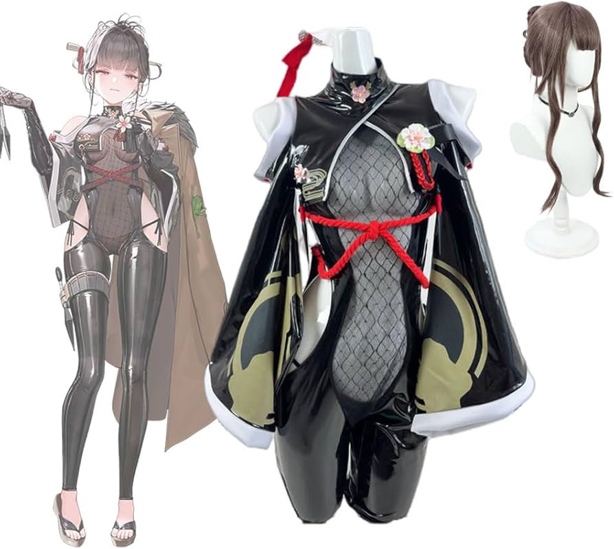 Amazon.co.jp: 勝利の女神：NIKKE サクラ コスプレ衣装 黒夜密行