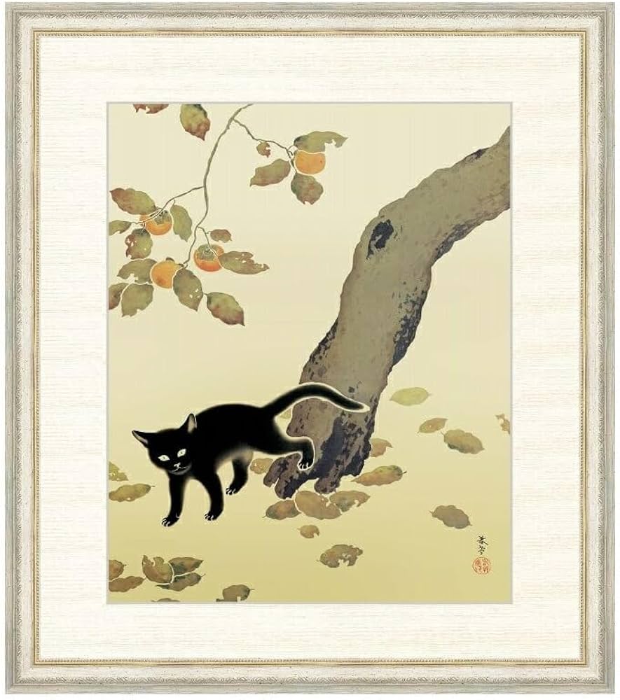 冬うー特価』 絵画 油絵 『春眠』 猫 冬うー特価』 絵画 油絵 『春眠