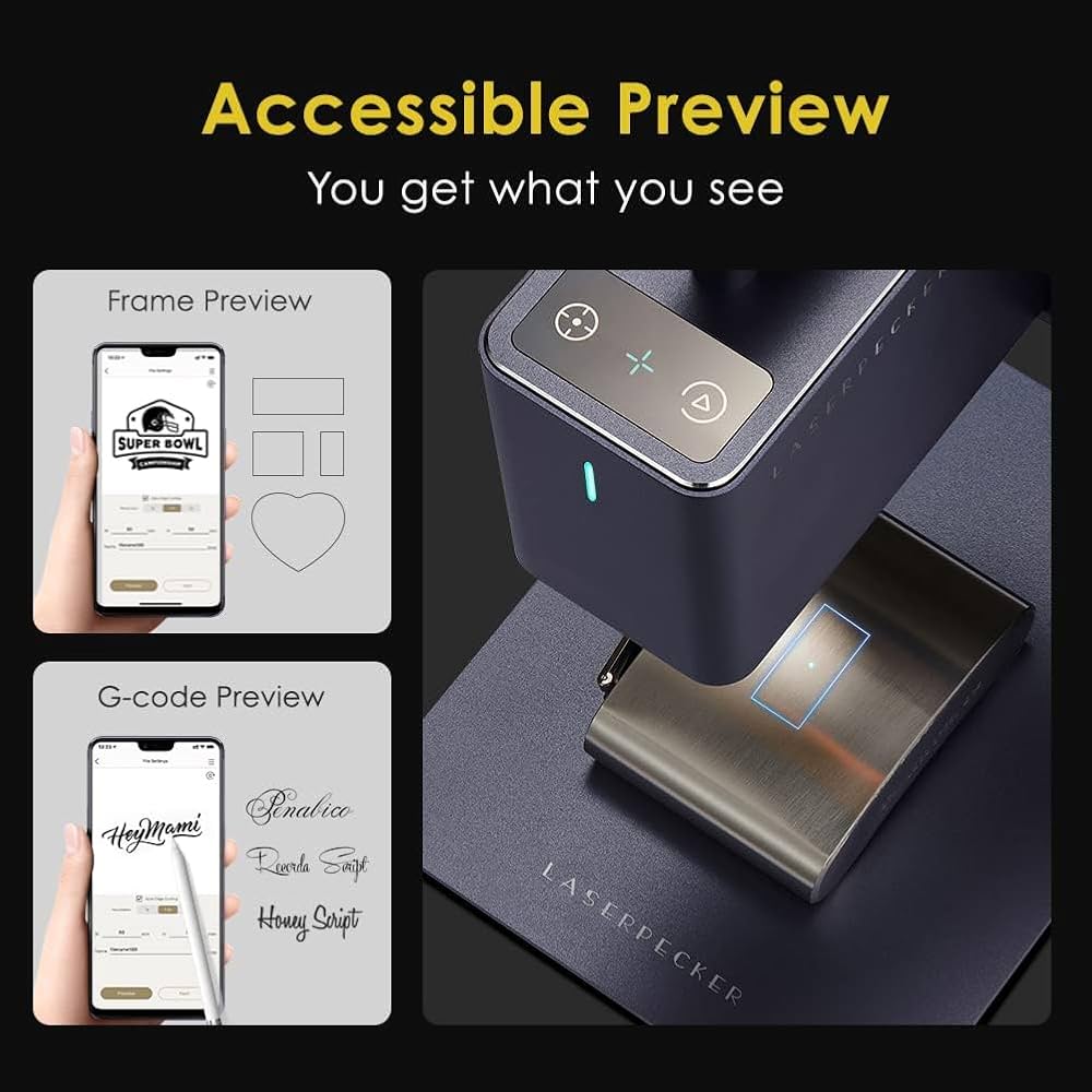 Amazon.co.jp: レーザー彫刻機 LaserPecker2 家庭用 軽量 手持ち 携帯