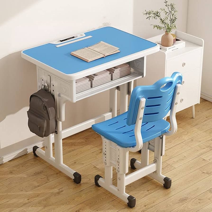 Amazon.co.jp: 勉強机 学習机 63-76cm 高さ調節 全学年対応 学校の机
