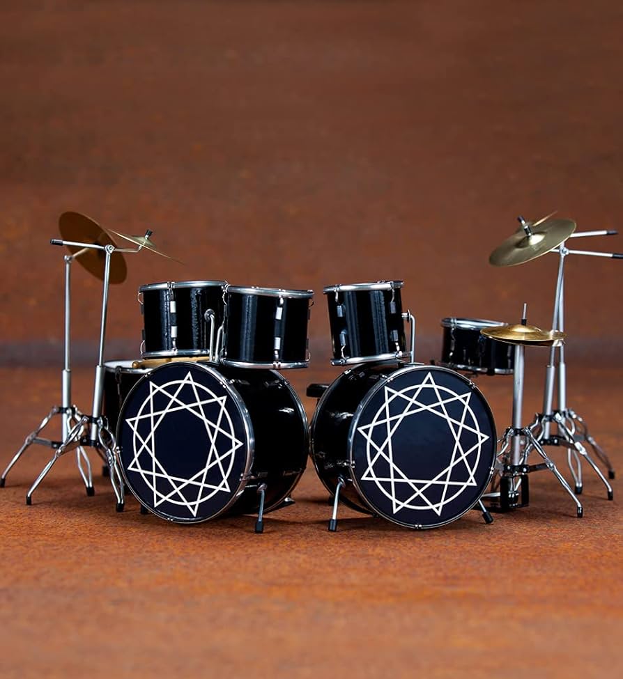 Amazon.com: AXE HEAVEN Joey Jordison Signature Miniature Drum Set
