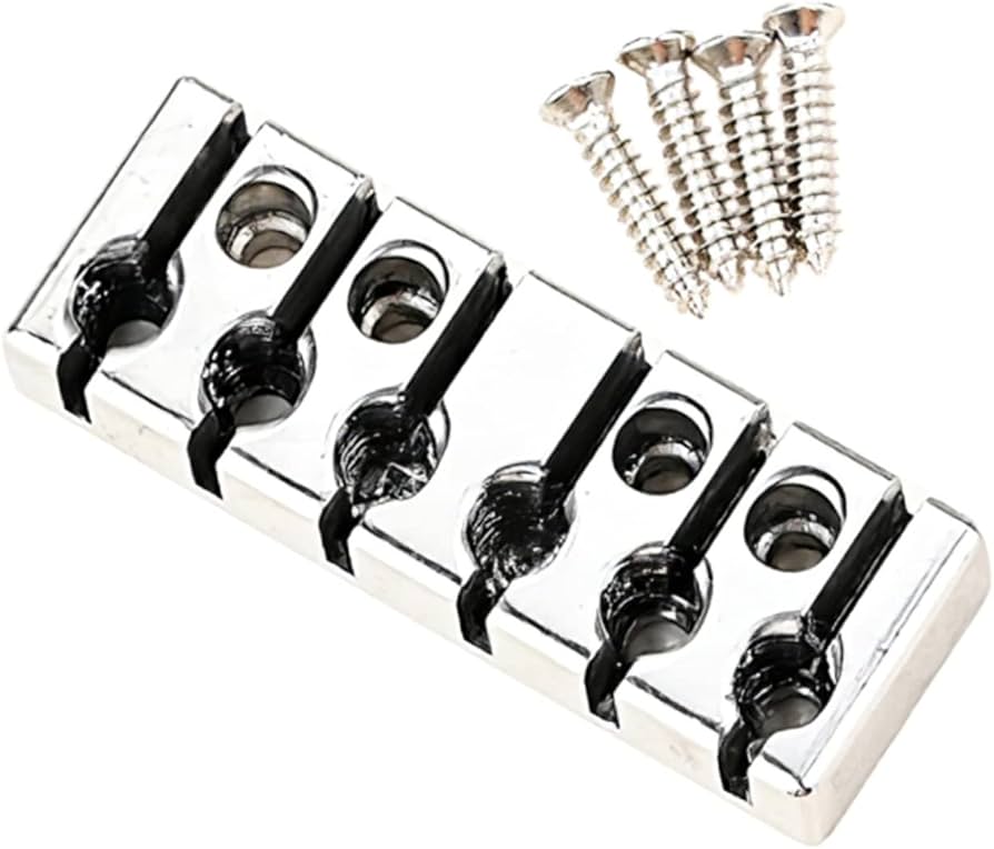 Amazon | OFFSCH 6弦用耐久性亜鉛合金製エレキギター弦ロックナット