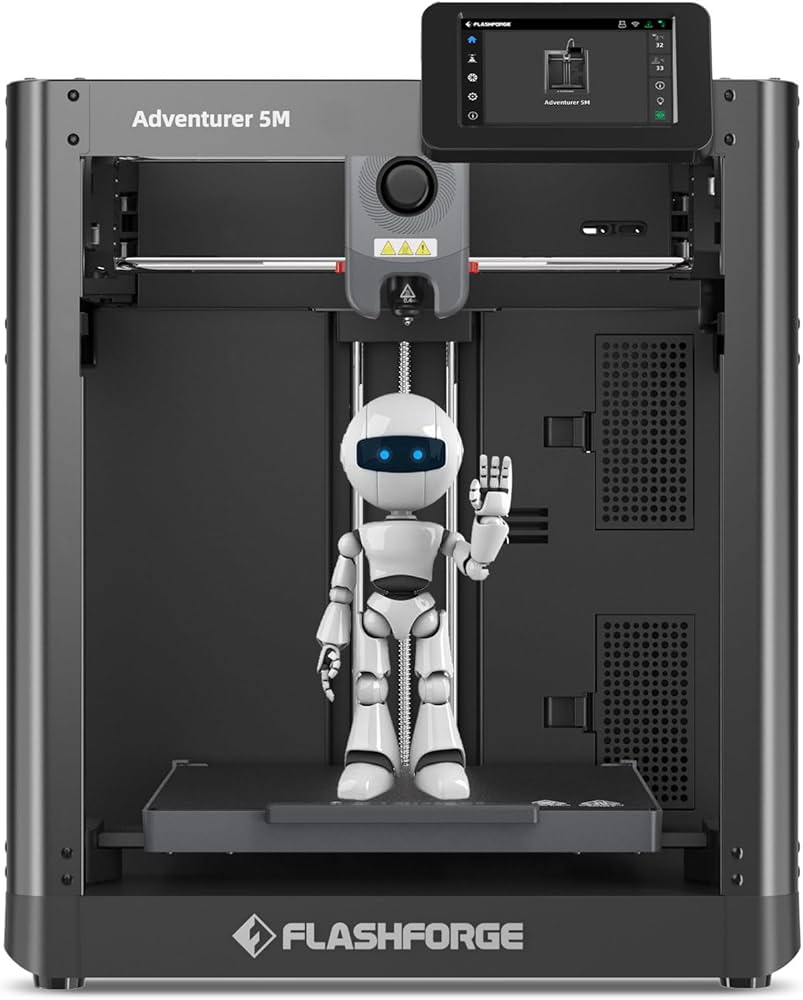 Amazon | Flashforge Adventurer 5M 3Dプリンター,完璧な初層形成,自動