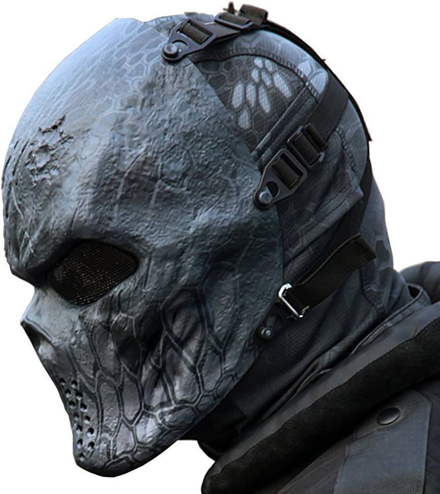 Amazon.co.jp: スカル フェイス ガード ドクロ マスク 各種デザイン CS