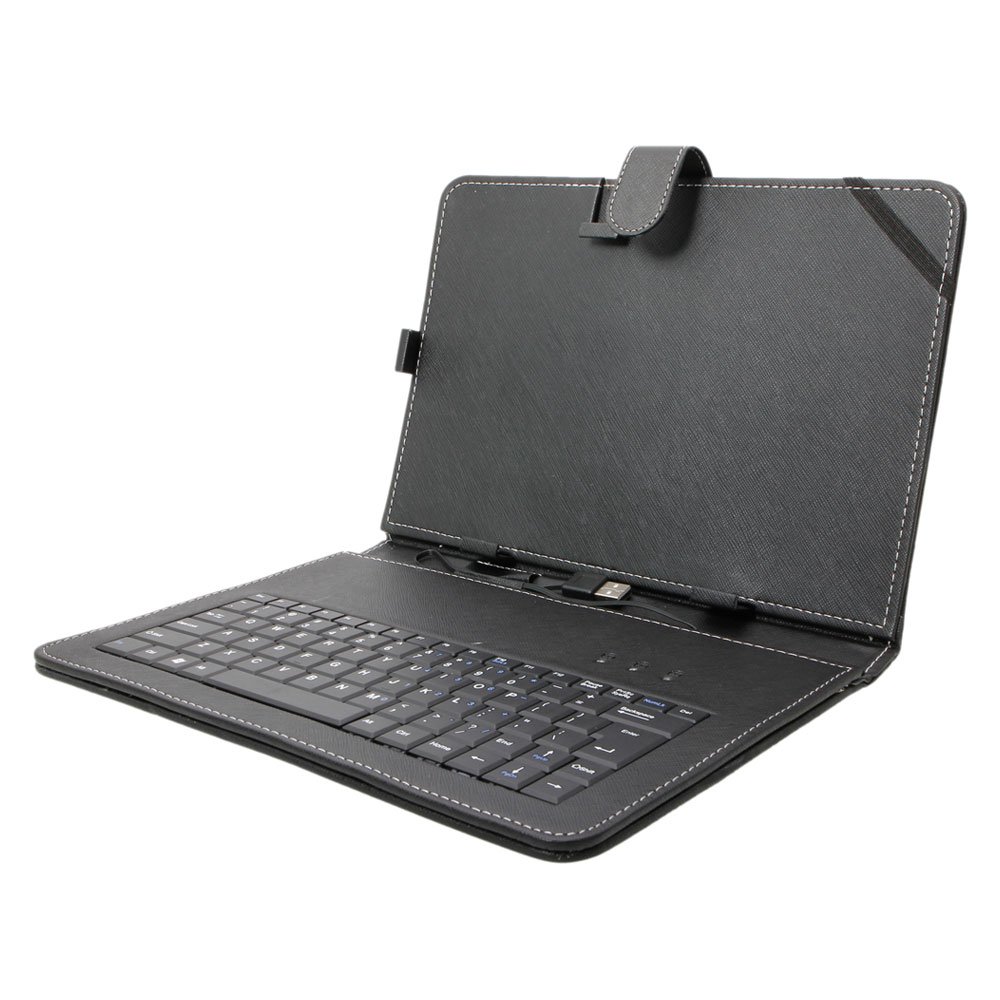Amazon | Android端末向けUSBキーボード付きレザーケース 10インチ