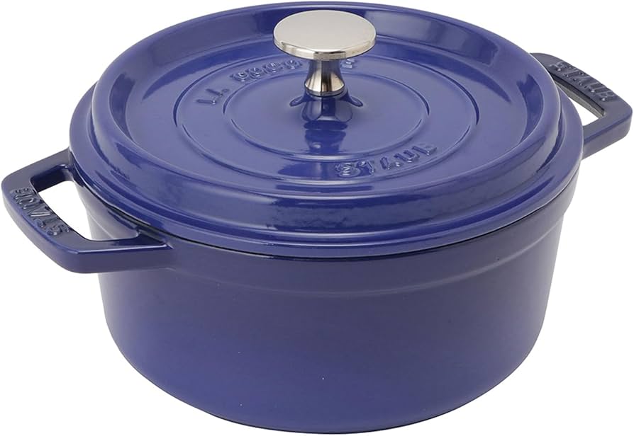 Amazon｜staub ストウブ ピコ・ココット ラウンド 18cm ロイヤルブルー