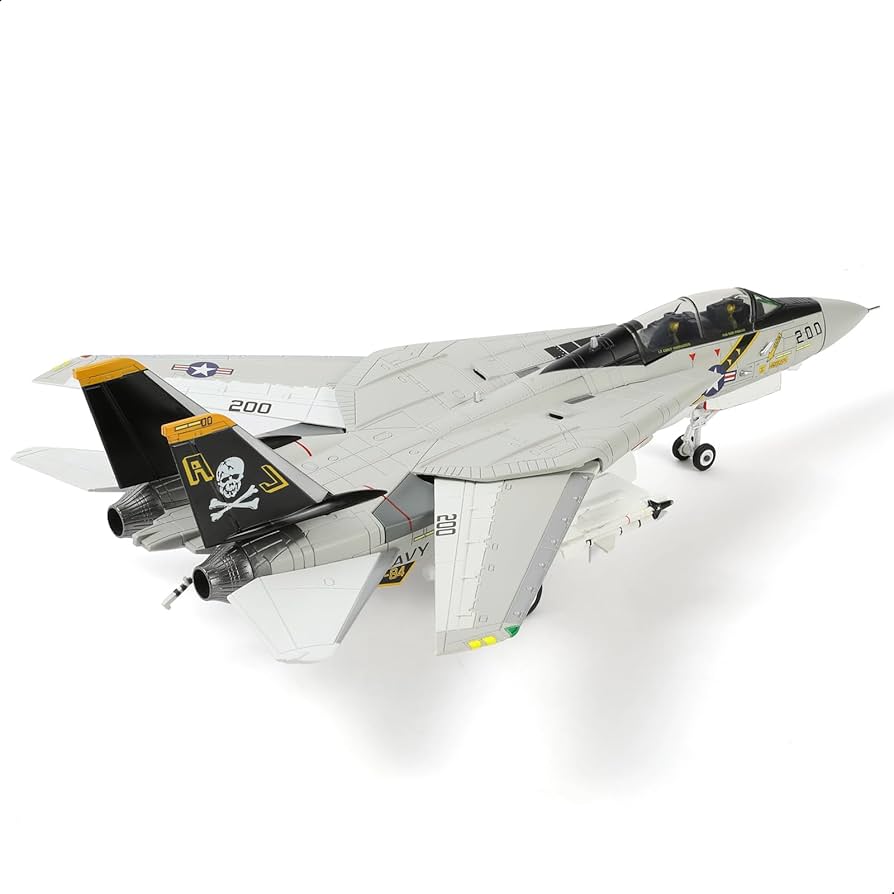 Amazon.co.jp: NUOTIE 1:72米海軍 F-14 トムキャット 合金モデル VF-84