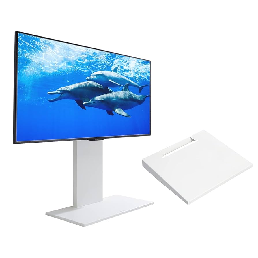 美品】テレビスタンド WALL V2 ロータイプ サテンホワイト 32～60V型