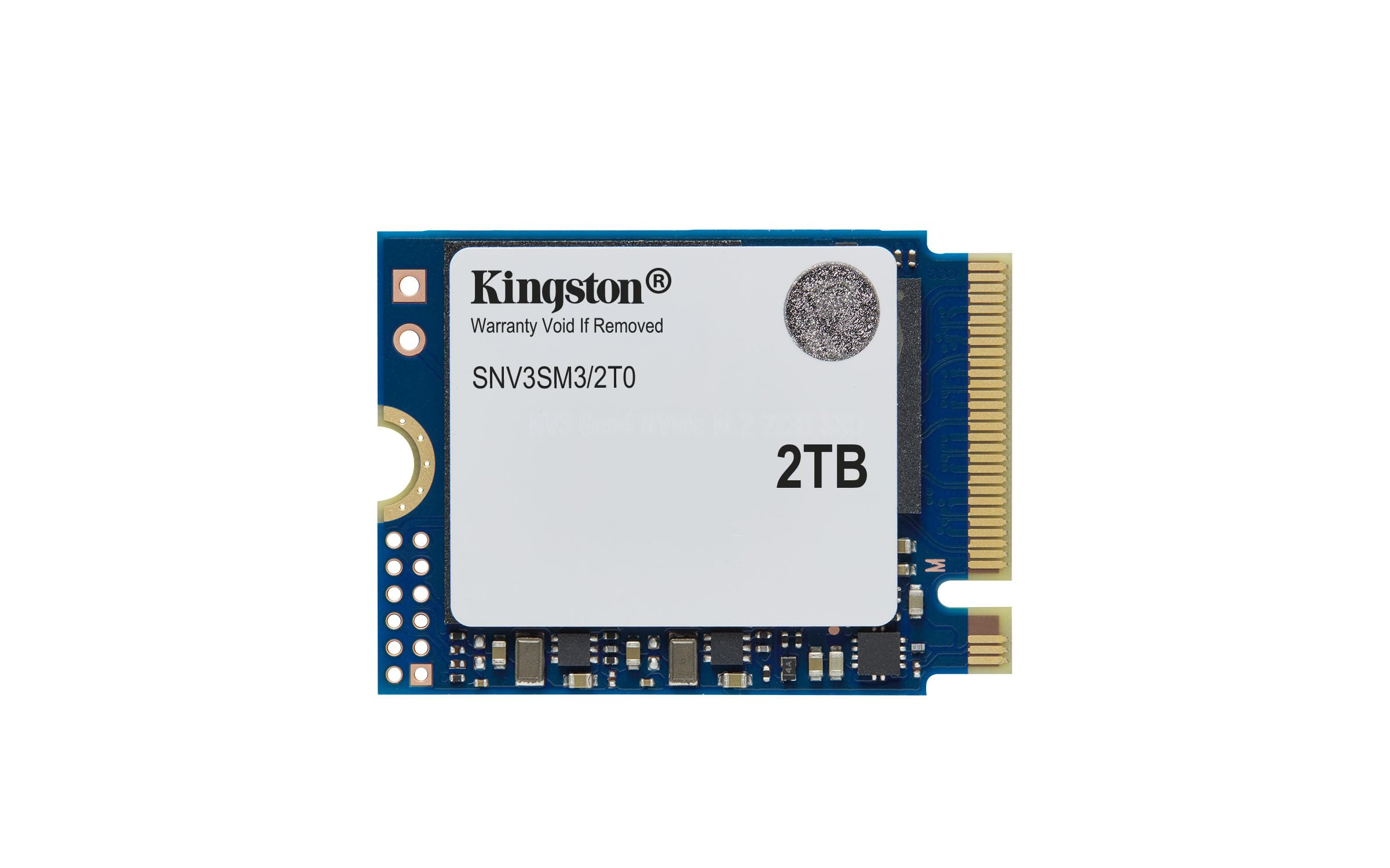 Kingston NV3 NVMe PCIe 4.0 Internal SSD 2TB M.2 2230-SNV3SM3/2T0