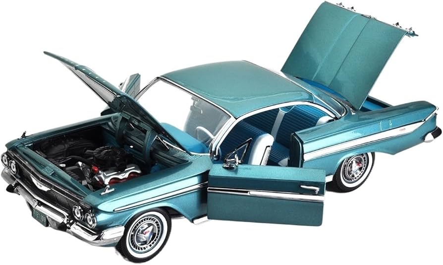 Amazon.co.jp: モデルカーのおもちゃ 1:18 シボレーインパラ 1961