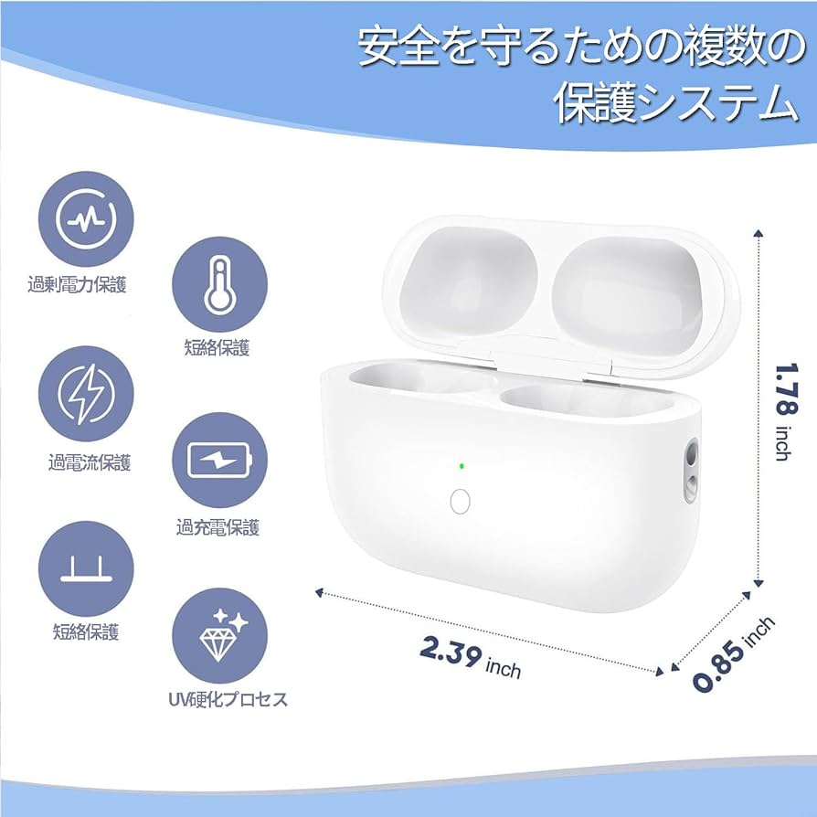 Amazon | USB-C充電ケース エアーポッズプロ用充電器 ペアリング機能