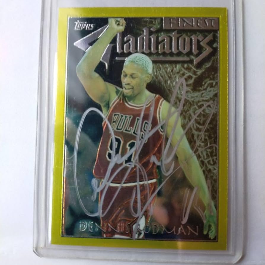 デニスロッドマン 直筆サイン入り 生写真 鑑別書付き デニスロッドマン