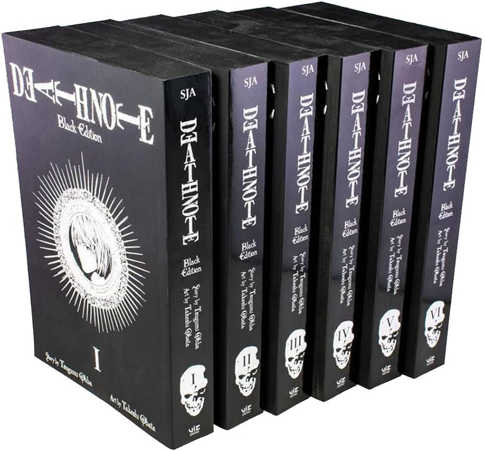 Death Note Black Edition Vol (1 - 6) Collection 6 Books Set By