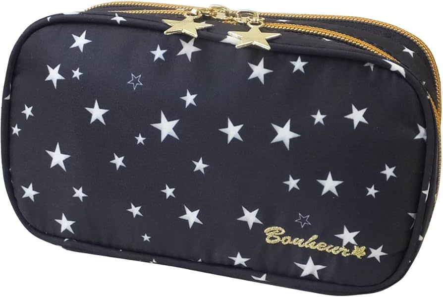 Amazon.co.jp: アットファースト メイクポーチ 化粧ポーチ 大容量 2層