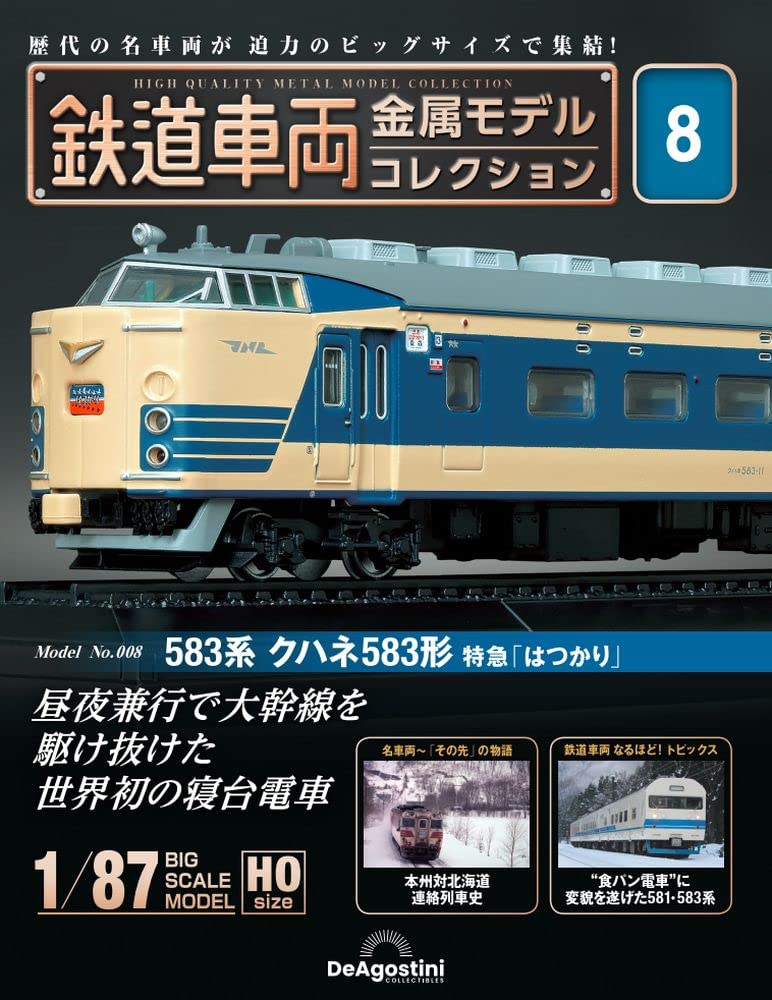 鉄道車両 金属モデルコレクション 8号 (583系 クハネ583形 特急「は
