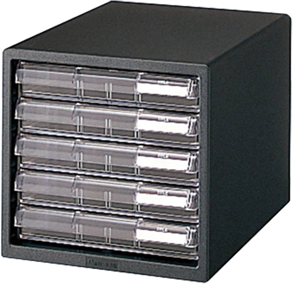 Amazon | プラス レターケース A4縦 浅型5段 LC-105A 16-083 ブラック