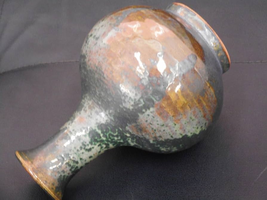 Amazon.co.jp: 足利焼 一輪指 今井理桂作 花瓶 共箱 : ホーム＆キッチン