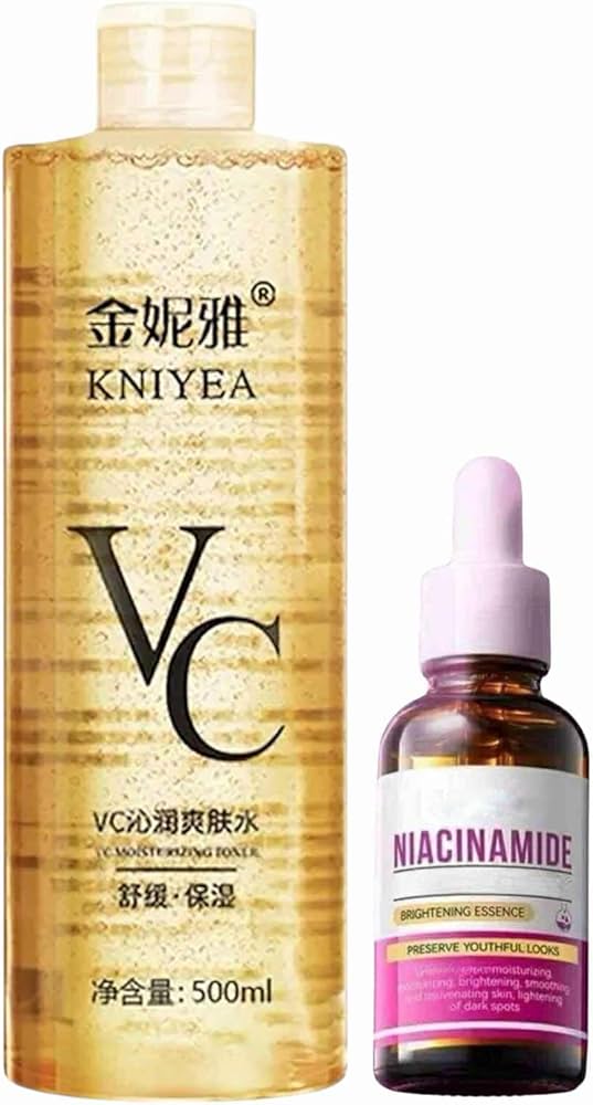 Amazon.com : KNIYEA VC Soothing Toner 500ml & Niacinamide Serum