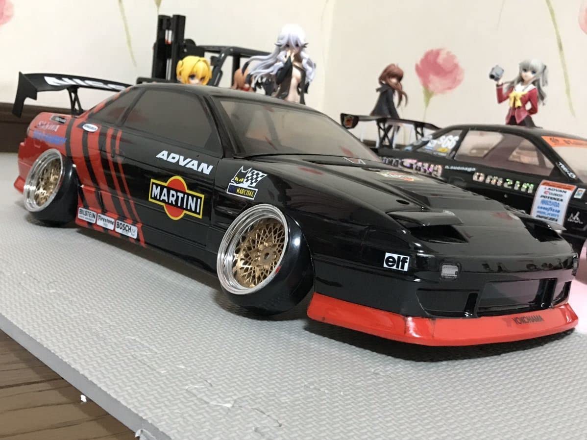 Amazon.co.jp: 1/10 日産 ワンビア S13 アドバン ラジコン ボディ