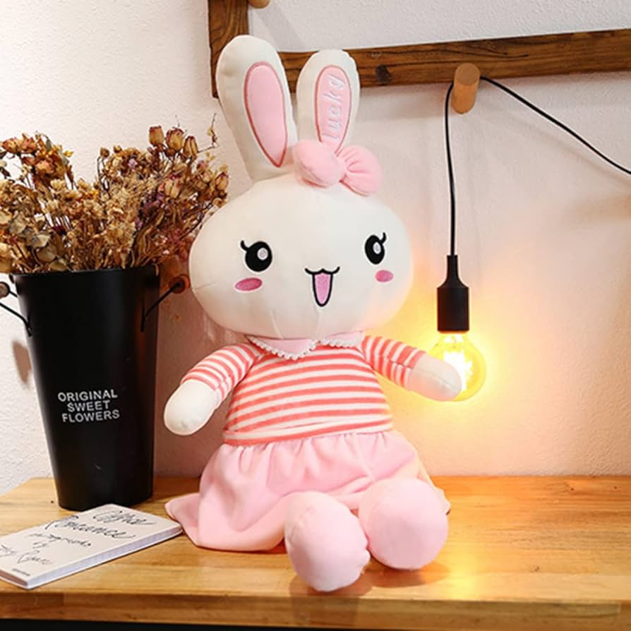 Amazon｜[LSDZW] ぬいぐるみ 大きい 兎 抱き枕 55cm 本物そっくり