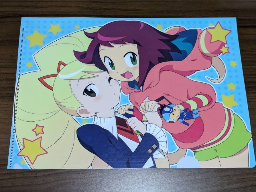 Amazon.co.jp: 流星のロックマン クリアファイル 響ミソラ 白金ルナ