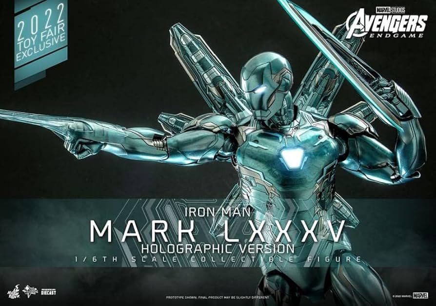 Amazon.co.jp: Hot Toys アイアンマンマーク LXXXV ホログラフィック