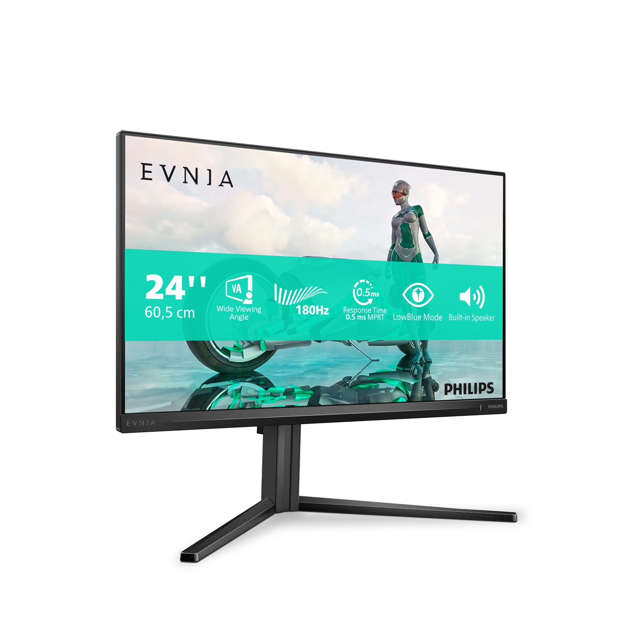 Philips Evnia 24M2N3200A - 24 Inch FHD Gaming Monitor, 180Hz, 1ms
