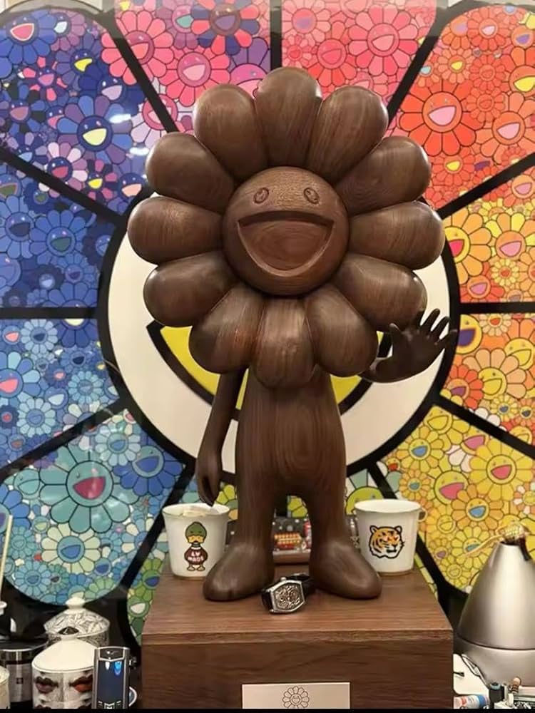 Amazon.co.jp: KAIKAIKIKI 村上 隆 お花ちゃん FLOWERIAN WOOD 木