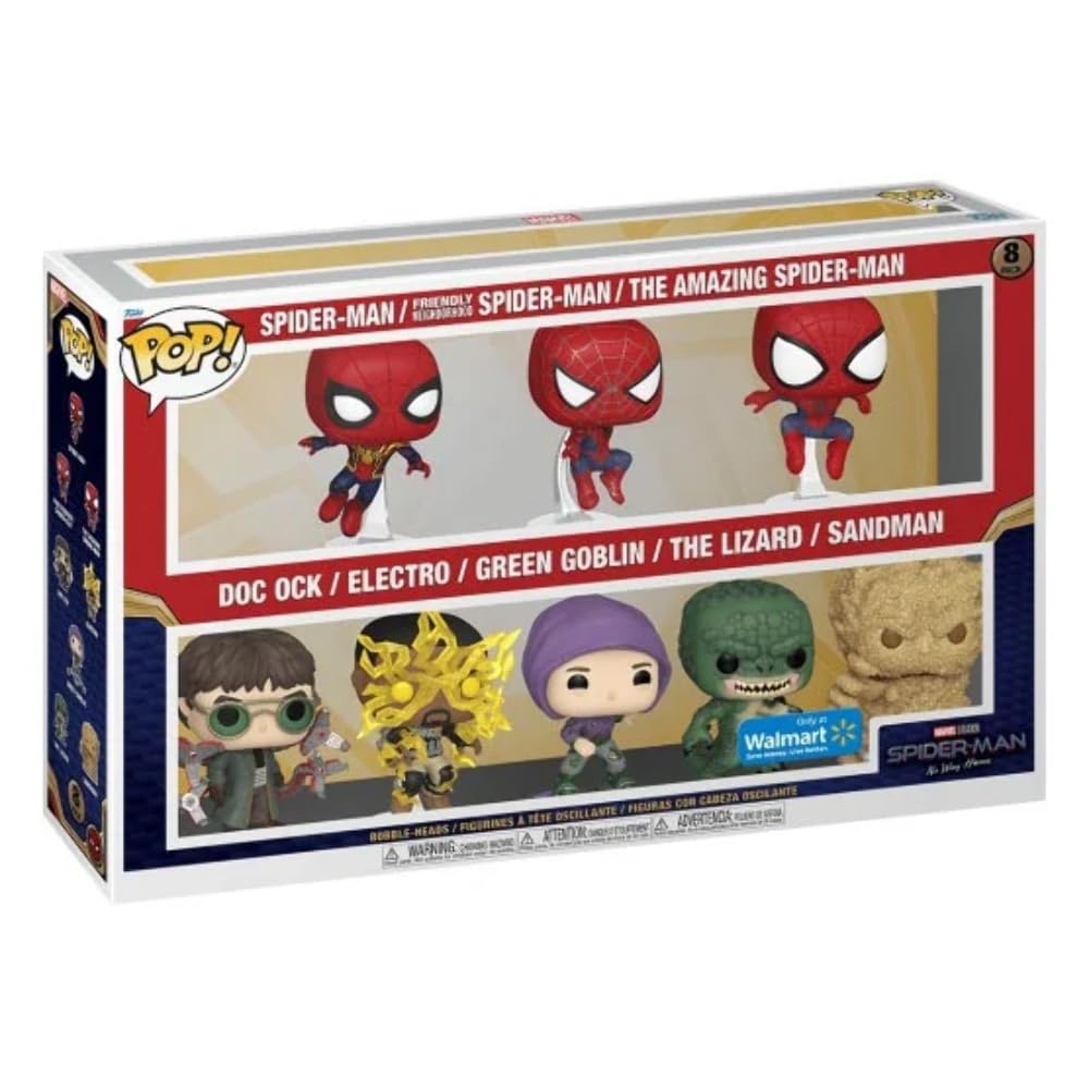Amazon.com: Spider-Man 8 Pack - Funko POP! - Marvel - Walmart