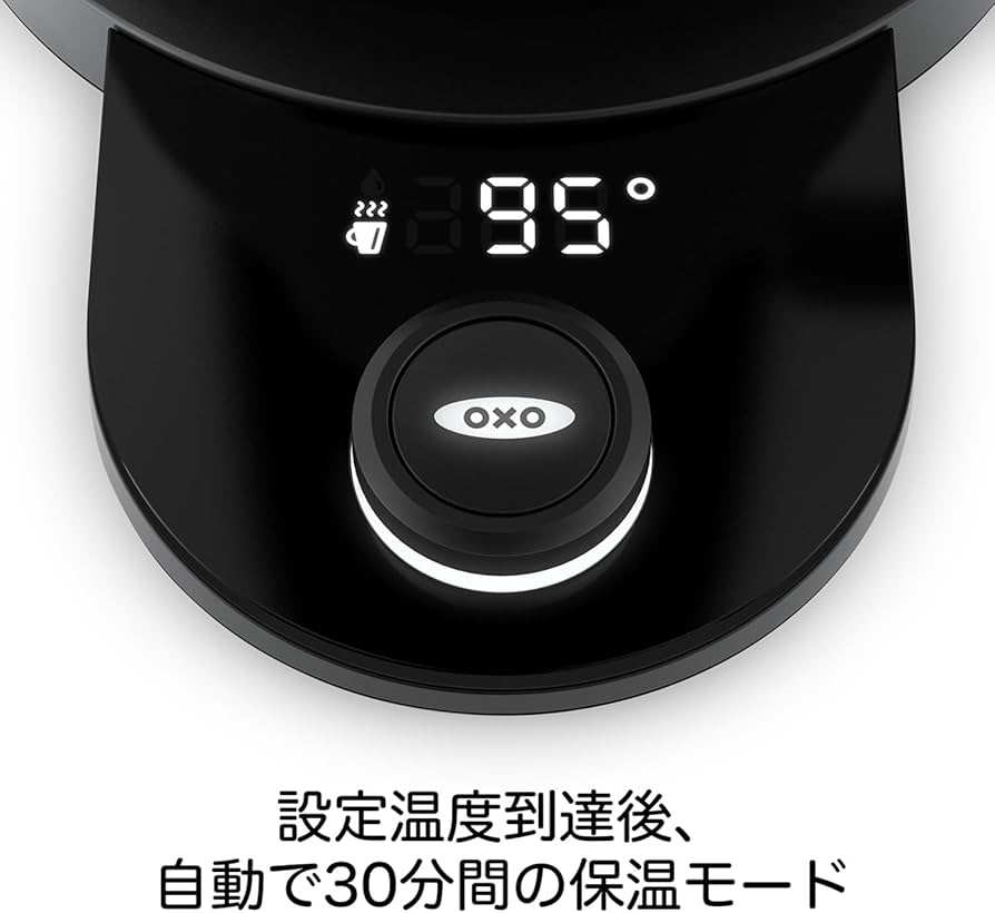 Amazon.co.jp : OXO 電気ケトル コーヒー ドリップ ケトル 1.0L 温度