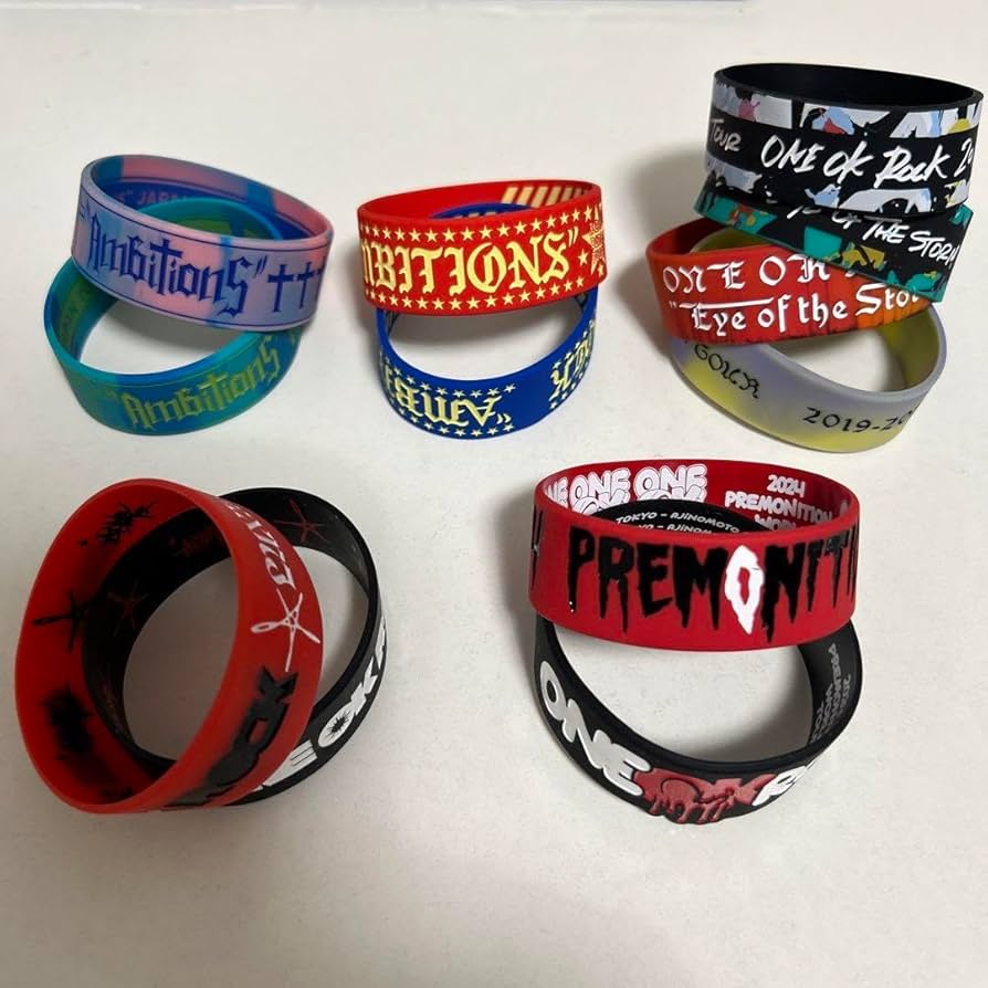 Amazon.co.jp: ONE OK ROCK ワンオク ラバーバンド ラババン セット