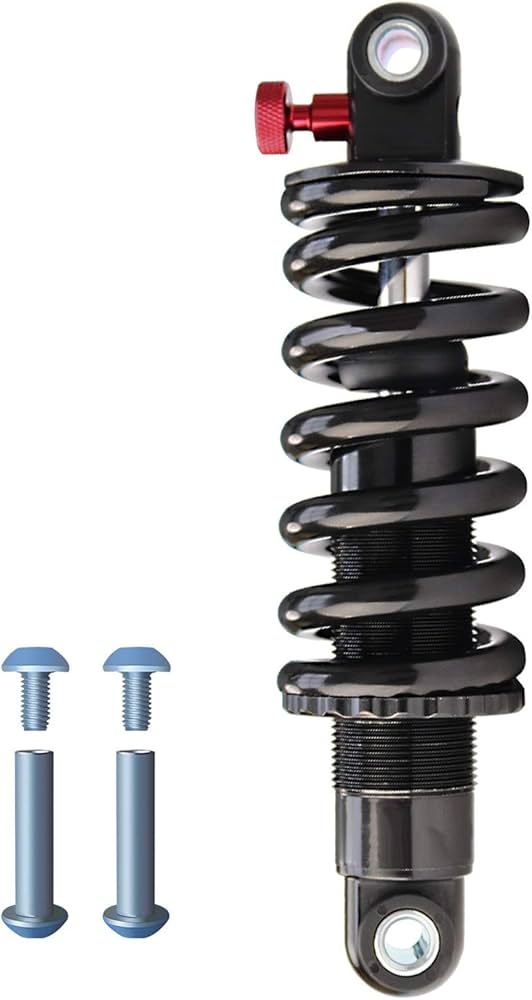 Amazon.co.jp: MTBリアショック アブソーバー 165mm 山 調整可能な