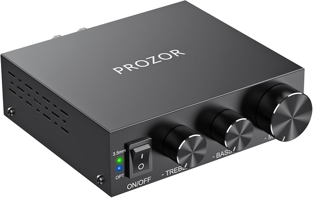 Amazon.co.jp: PROZOR パワーアンプ DAC 100W*2 192KHz/24-bit対応