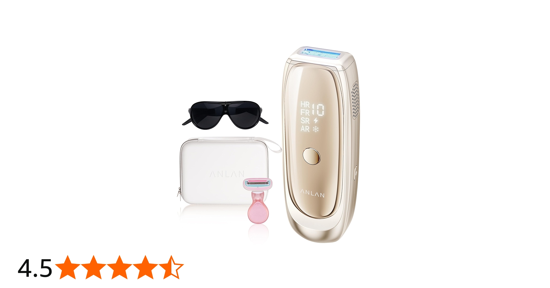 Amazon | 【TV紹介✕美人百花ムダ毛ケア部門NO1】ANLAN 脱毛器 Zap 光