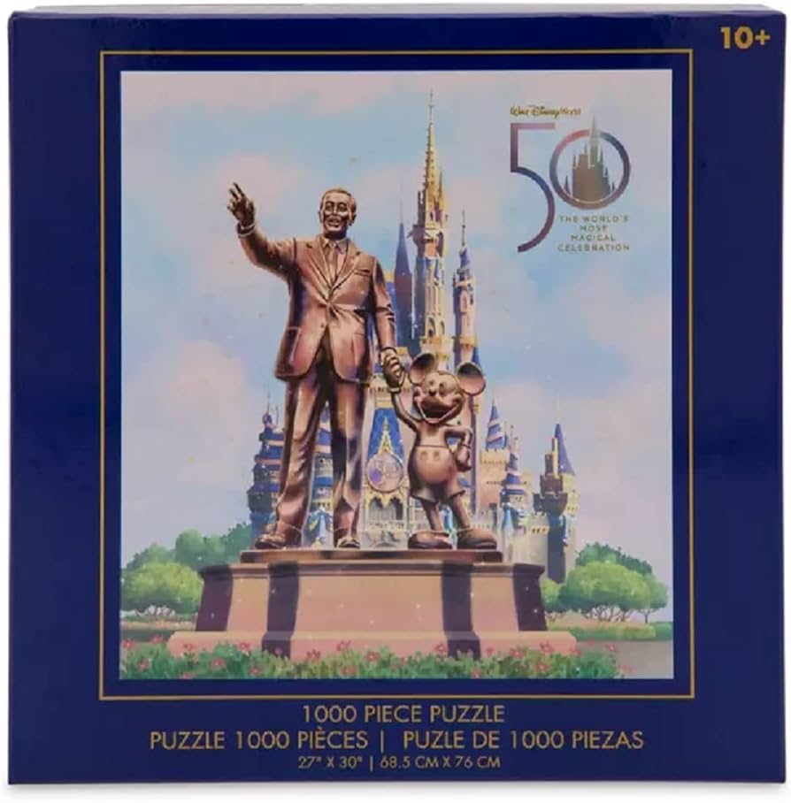 Amazon.com: Ornaments Walt and Mickey ''Partners'' Puzzle WDW 50th