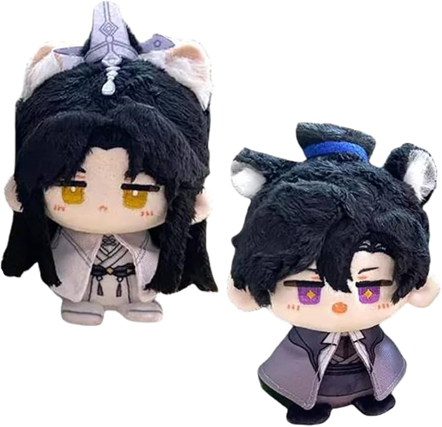 Amazon.co.jp: 二哈和他的白猫師尊 12cm綿人形 ハスキー犬と彼の白猫