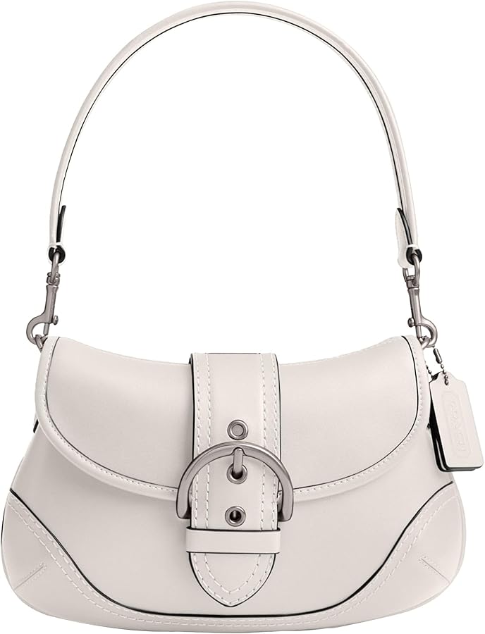 Coach Women's Regenerative Leather Soho Bag, Chalk: Handbags