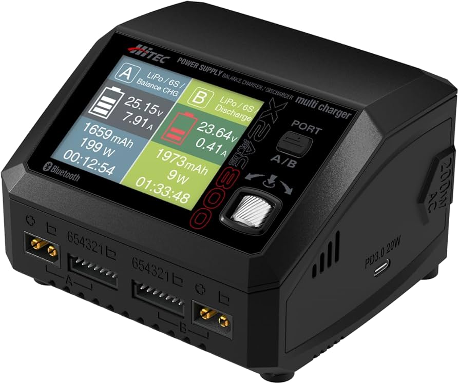 Amazon | ハイテック Multi Charger X2 AC PLUS 800 ハイエンド充放