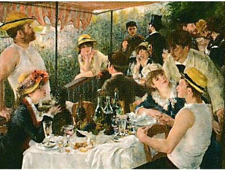 Amazon.co.jp: ルノワール ミュージアムシリーズ 舟遊びの人々の昼食