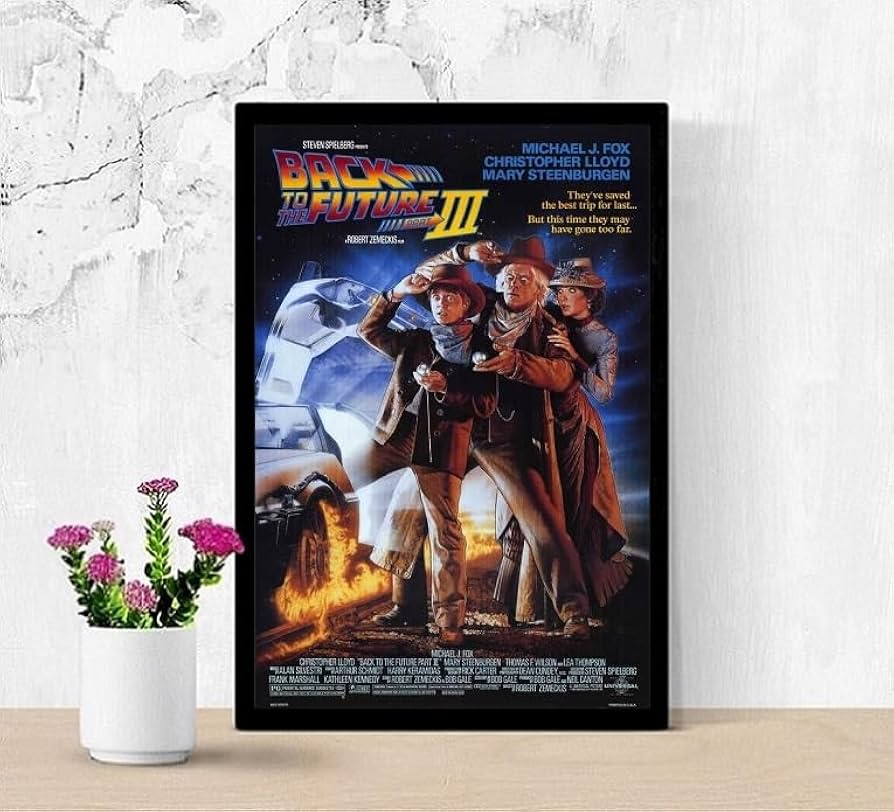 Amazon.co.jp: 映画ポスター バックトゥザフューチャー 3 Back to the