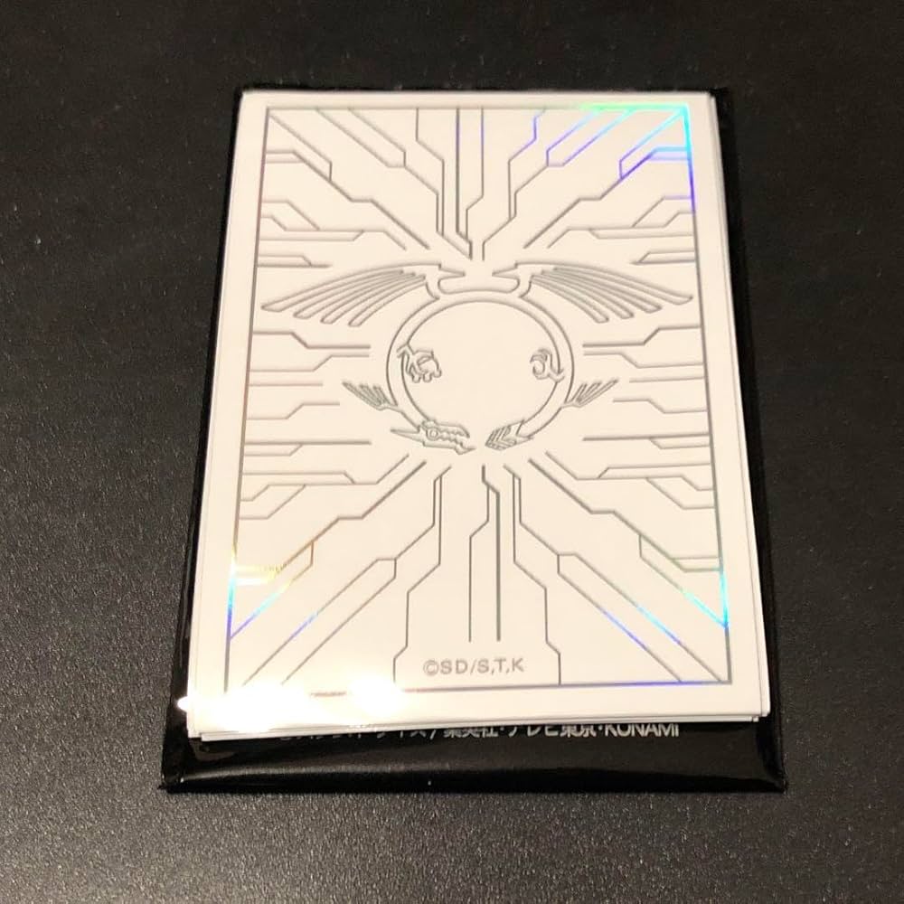 Amazon.co.jp: 遊 戯 王 竜の紋章 スリーブ 白 : 文房具・オフィス用品